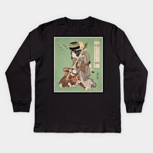 Kabuki players - Japan Kids Long Sleeve T-Shirt